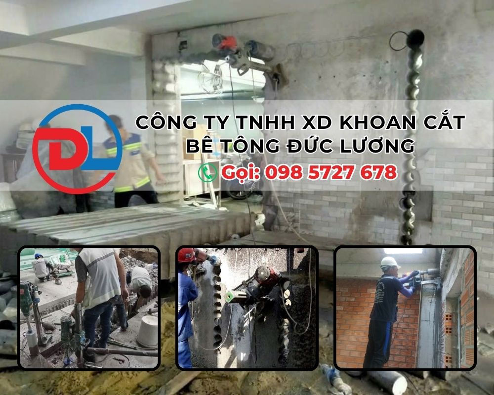 Dịch vụ khoan rút lõi bê tông Bình Dương chuyên nghiệp, chính xác và nhanh chóng là giải pháp tối ưu cho mọi công trình cần kiểm tra chất lượng bê tông, lấy mẫu thí nghiệm, hoặc khoan tạo lỗ kỹ thuật.