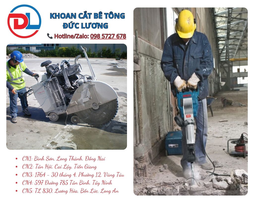 Các hình thức khoan cắt bê tông phổ biến tại công trình đóng vai trò quan trọng trong xây dựng hiện đại, giúp công tác thi công