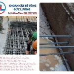 Kỹ thuật khoan cấy thép vào tường bê tông chịu lực