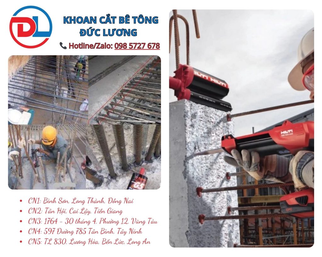 Nếu bạn đang cần khoan cấy thép – khoan neo – khoan bu lông chịu lực, hãy gọi ngay 098 5727 678 để được tư vấn và khảo sát miễn phí