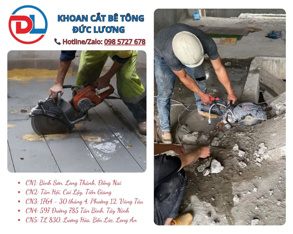 Hãy để KHOAN CẮT BÊ TÔNG ĐỨC LƯƠNG đồng hành cùng bạn trong mọi công trình – từ nhà dân, cao ốc đến khu công nghiệp – với chất lượng vượt trội và giá thành hợp lý nhất thị trường hiện nay.