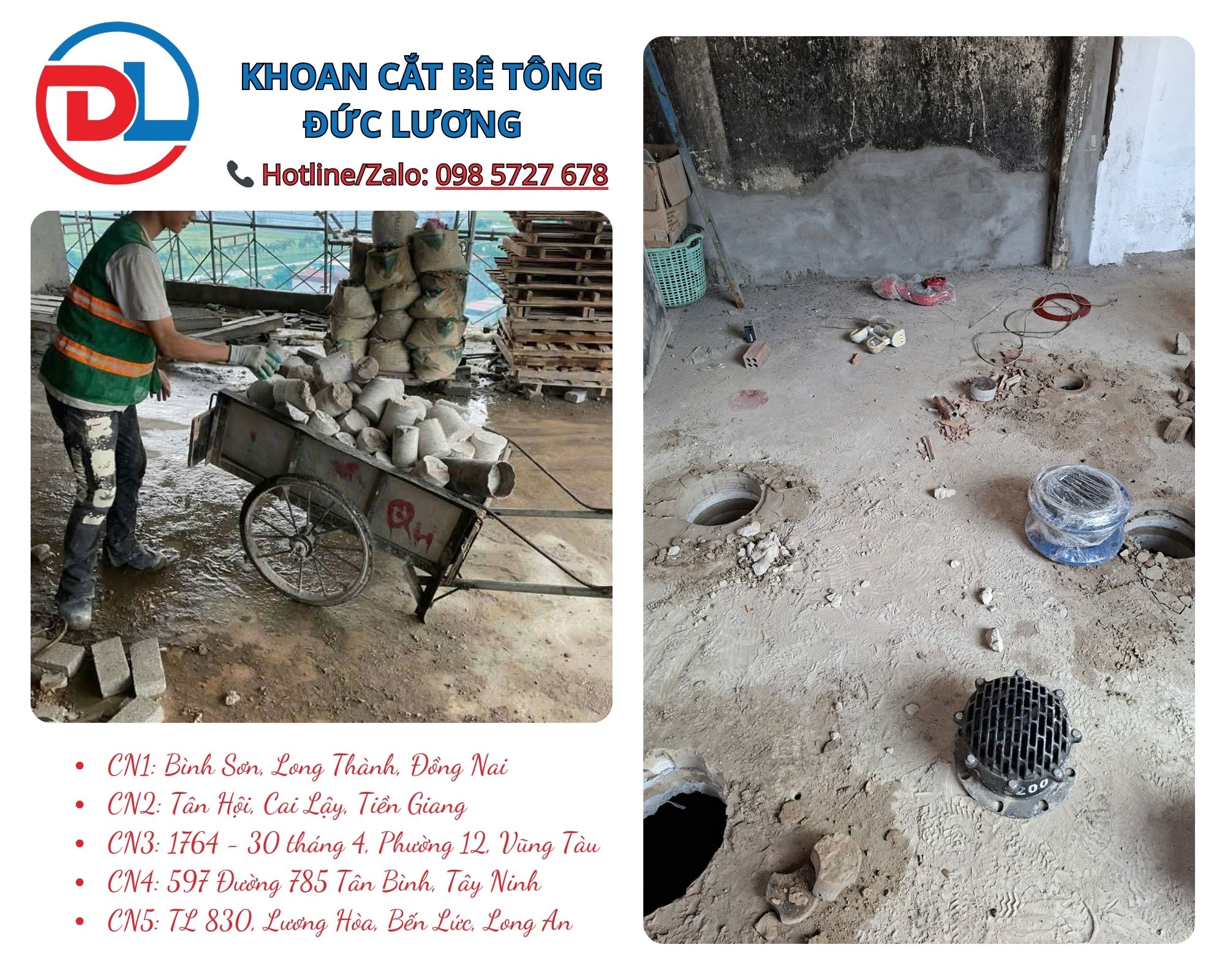 Với khoan rút lõi bê tông Tân Phú – dịch vụ chuyên nghiệp cho công trình sửa chữa, việc lựa chọn đơn vị uy tín sẽ giúp bạn yên tâm về kỹ thuật