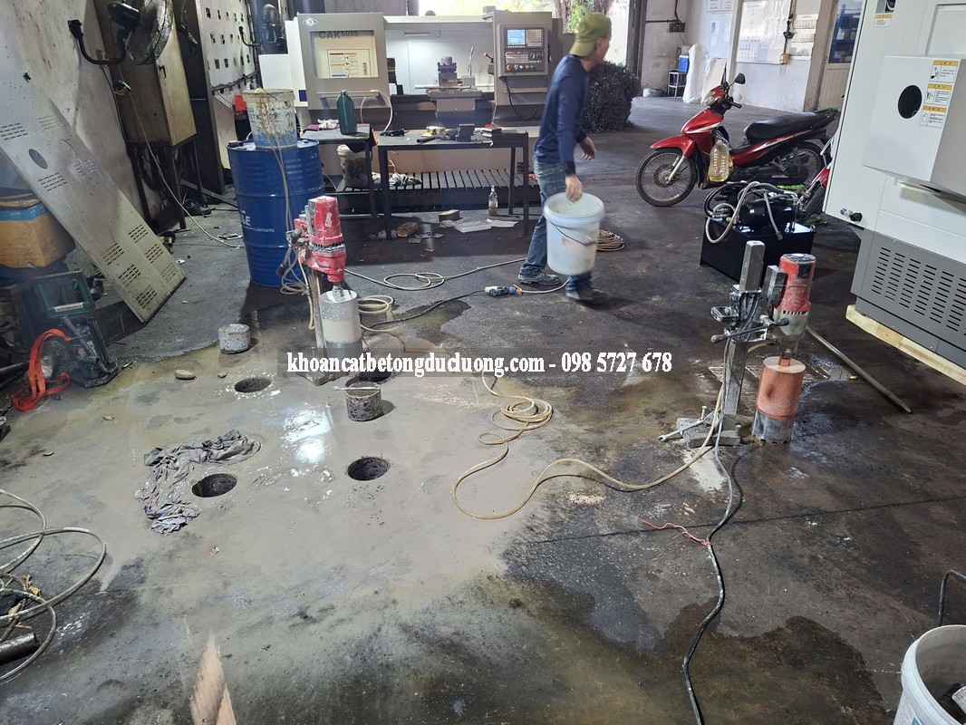 Dịch Vụ Khoan Rút Lõi Bê Tông Bình Dương - Thi Công Nhanh, Giá Rẻ