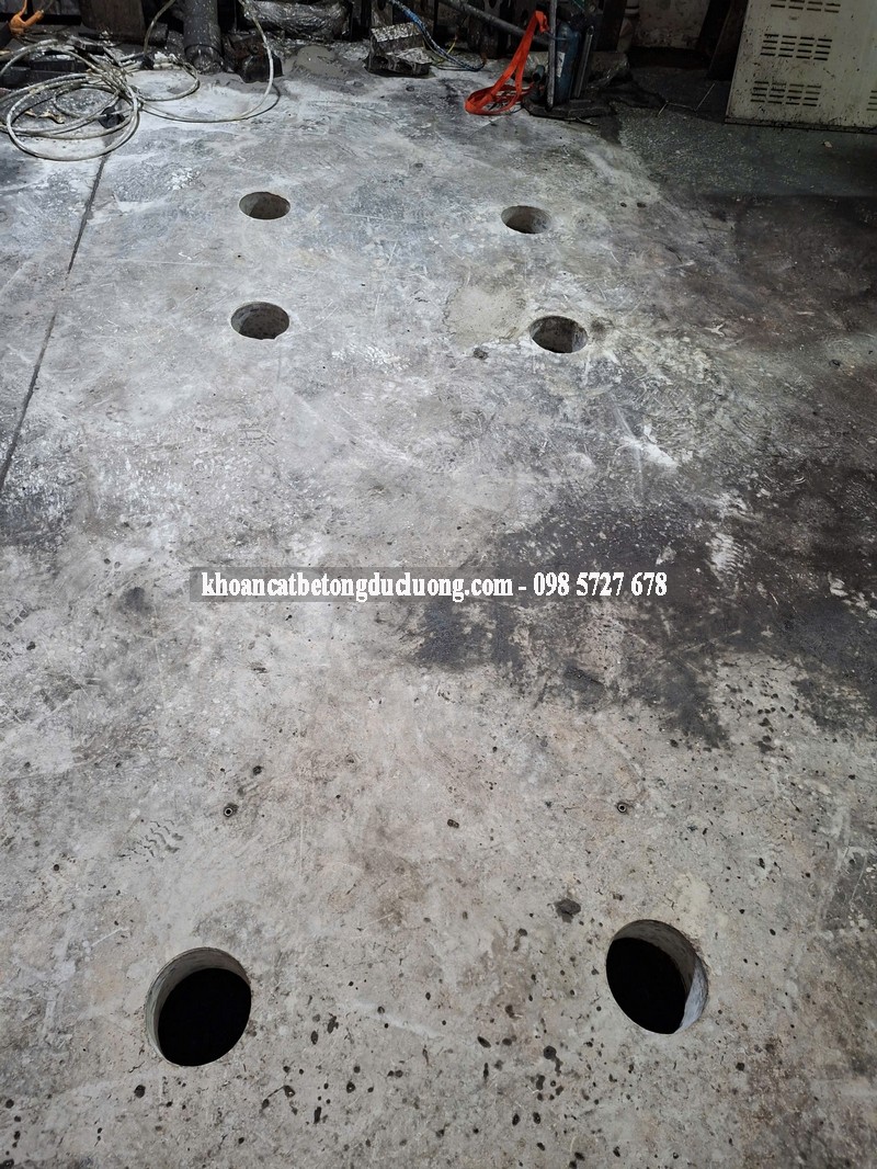 [ *& ] Khoan Rút Lõi Bê Tông Gò Vấp - Giải Pháp Thi Công Sạch