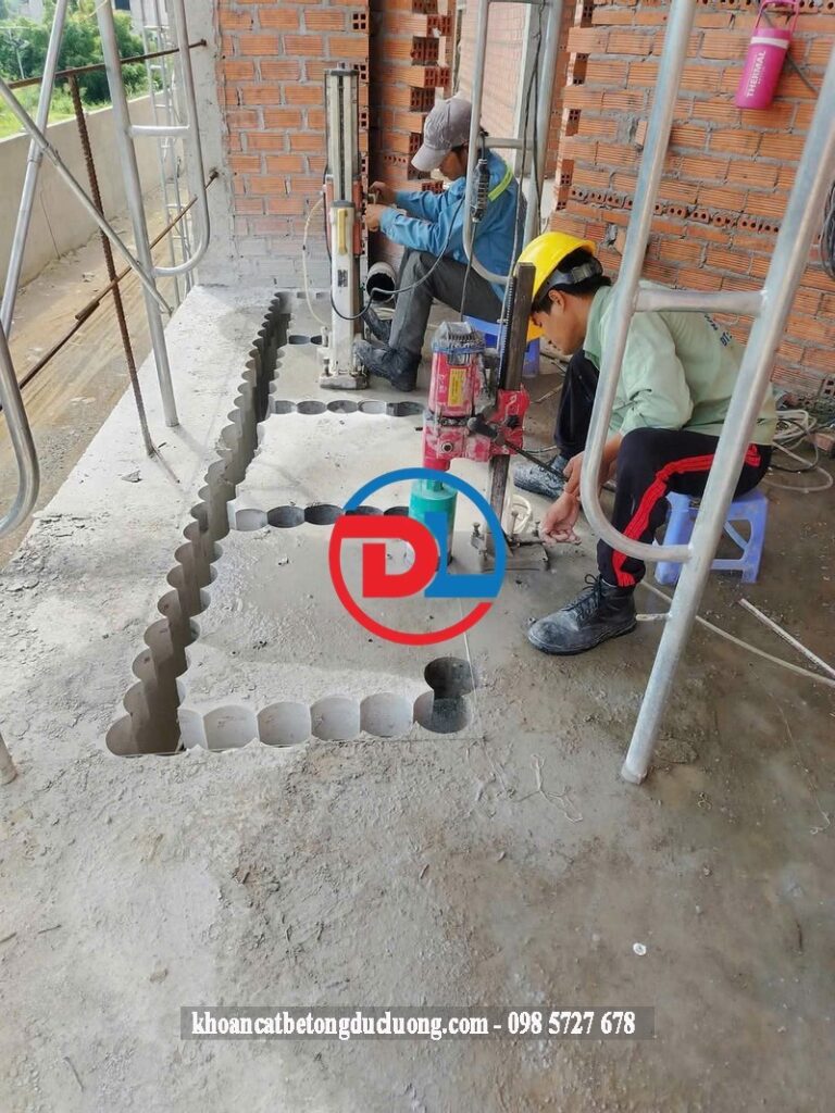 Khoan Rút Lõi Bê Tông Nhà Xưởng Nhà Phố Miền Nam - Thi Công Nhanh