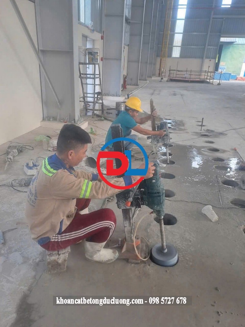 Dịch Vụ Khoan Rút Lõi Bê Tông Tại Bình Dương - Thi Công Nhanh 24/7