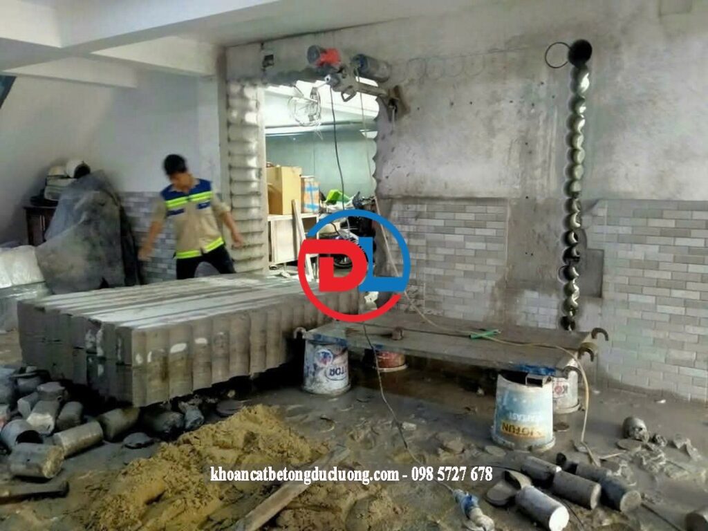 Khoan Rút Lõi Bê Tông Gò Vấp | Đường Kính Lớn, Chuẩn Kỹ Thuật