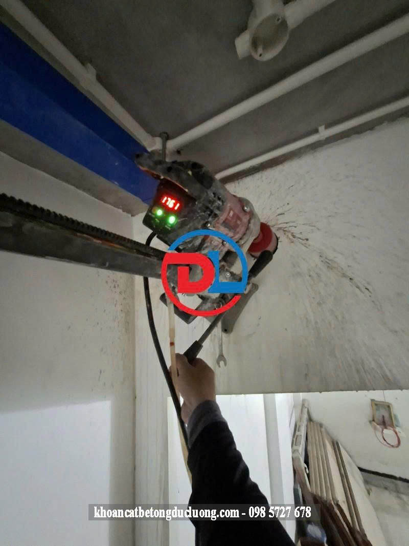 Khoan Rút Lõi Đường Ống PCCC & M&E Quận 1: Đúng Tiến Độ